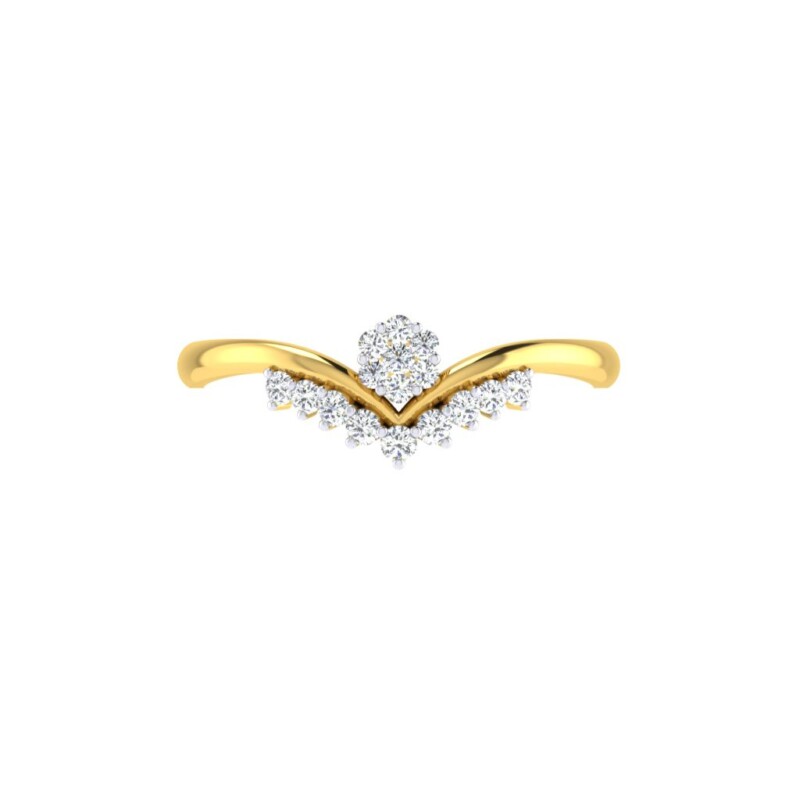 IGI Certified Natural Diamond Women's Ring 14K/18K Fine Yellow Gold