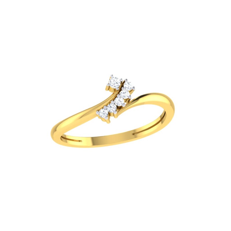 IGI Certified Natural Diamond Women's Ring 14K/18K Fine Yellow Gold