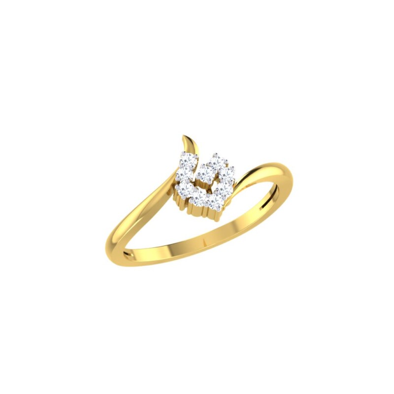 IGI Certified Natural Diamond Women's Ring 14K/18K Fine Yellow Gold