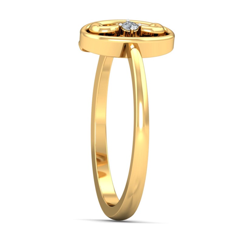 IGI Certified Natural Diamond Women's Ring 14K/18K Fine Yellow Gold