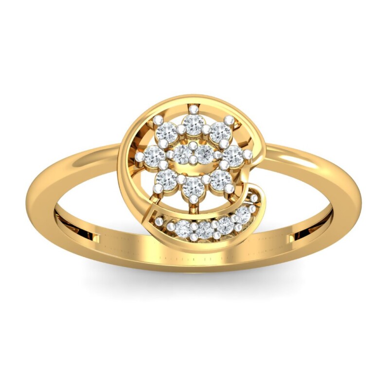 IGI Certified Natural Diamond Women's Ring 14K/18K Fine Yellow Gold