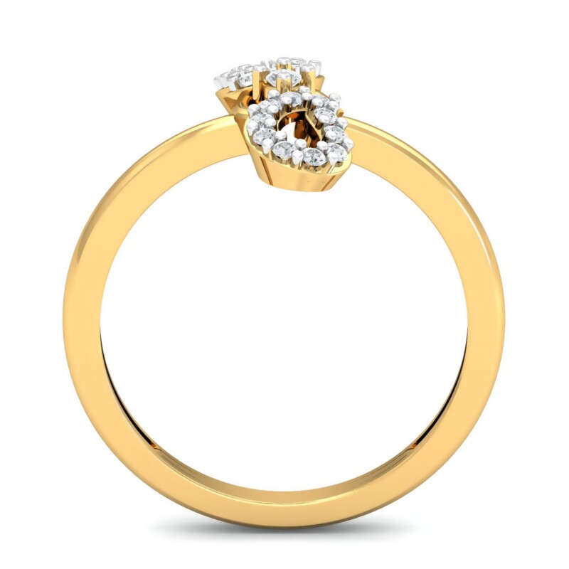 IGI Certified Natural Diamond Women's Ring 14K/18K Fine Yellow Gold