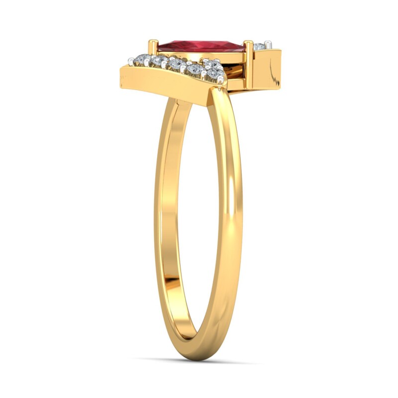 IGI Certified Natural Diamond Women's Ring 14K/18K Fine Yellow Gold