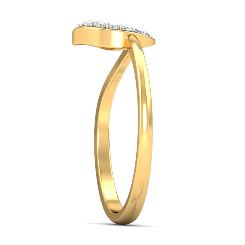 IGI Certified Natural Diamond Women's Ring 14K/18K Fine Yellow Gold