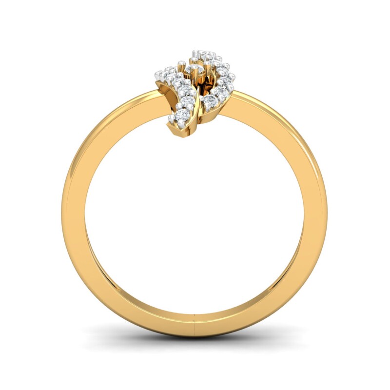 IGI Certified Natural Diamond Women's Ring 14K/18K Fine Yellow Gold